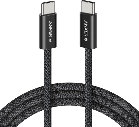 Anker Zolo USB-C to USB-C Cable -3.3ft Black Fast Charging