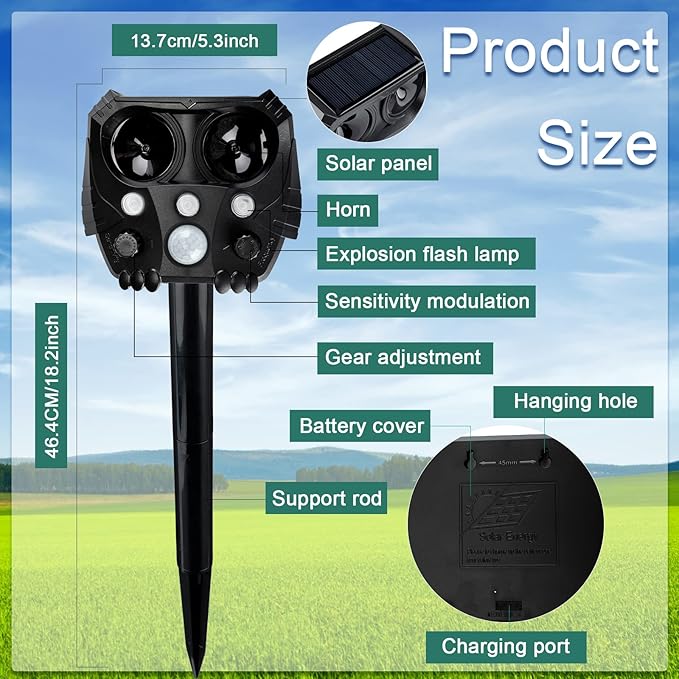 جهاز طرد الحيوانات والطيور بالموجات فوق الصوتية