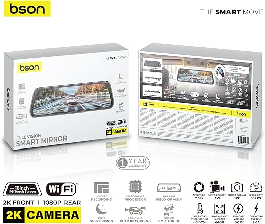 Bson Full Vision Smart Mirror -CAM014