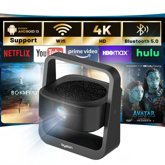 BYSON PROJECTOR WITH ANDROID 13- PR001
