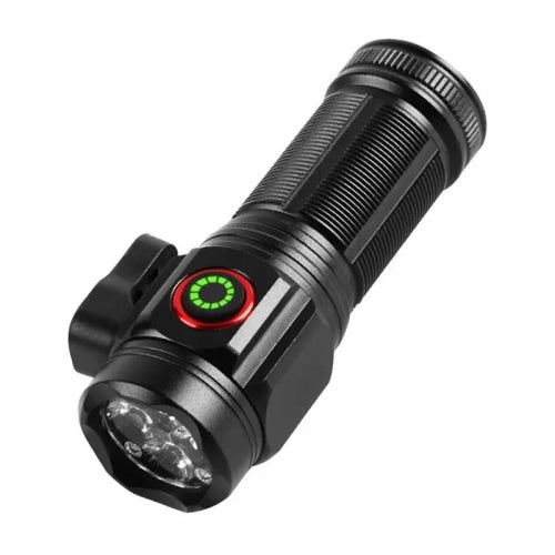 W5183 LEDs Highlight Mini Rechargeable Flashlight(Black)