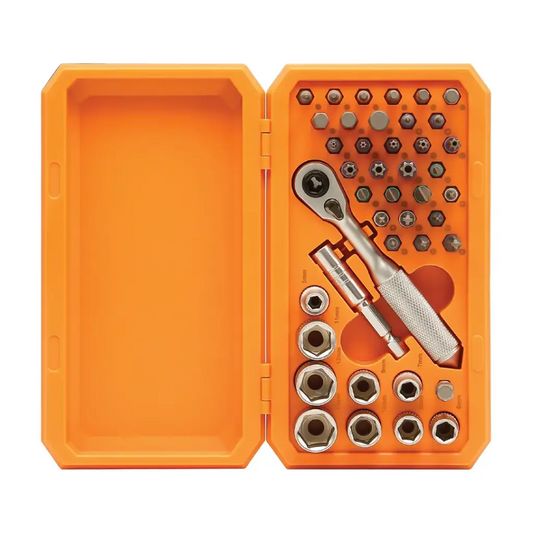 Green Lion 42-IN-1 Ratchet Socket Set - Black