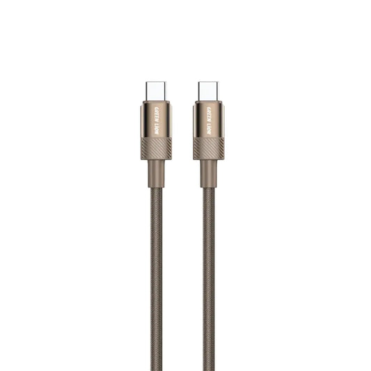 كابل Green Lion Desert Spark USB-C إلى USB-C 60 واط - Desert Titanium 
