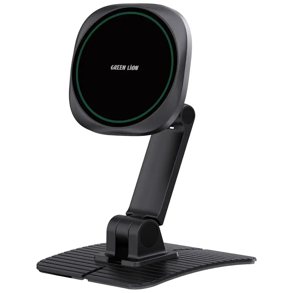Green Lion Aero Mag Car Phone Holder - Black