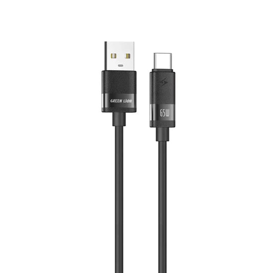 Green Lion Matte Silicone USB-A to USB-C Cable
