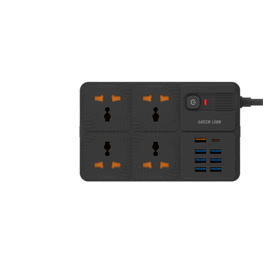 GREEN LION POWER SOCKET 7 USB -APORT& 1PD PORT