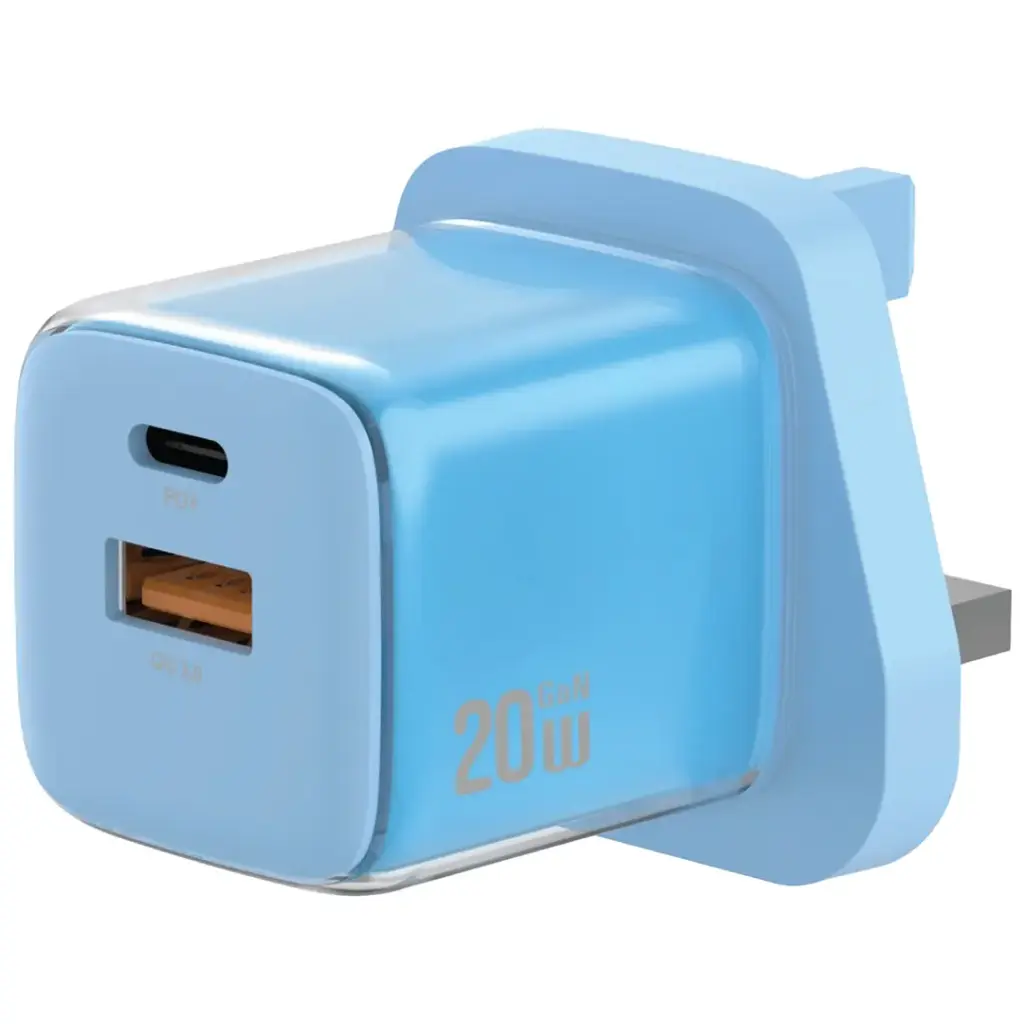 Green Lion Reva Dual Port Wall Charger 20W - PINK