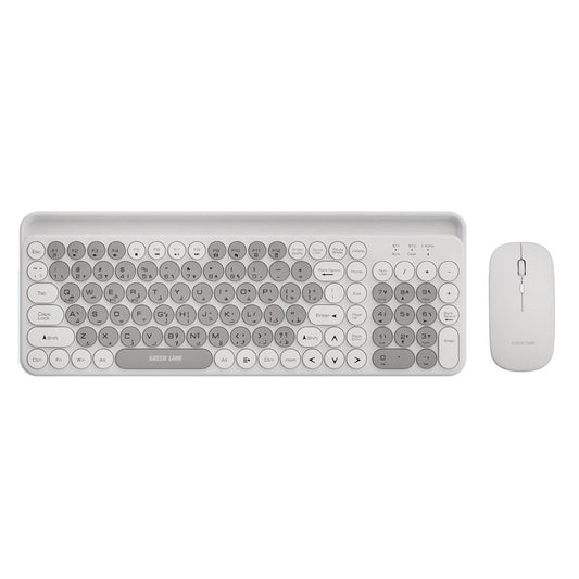 GREEN LION WIRELESS DUO WIRLESS MOUSE+KEYBOARD-GREY