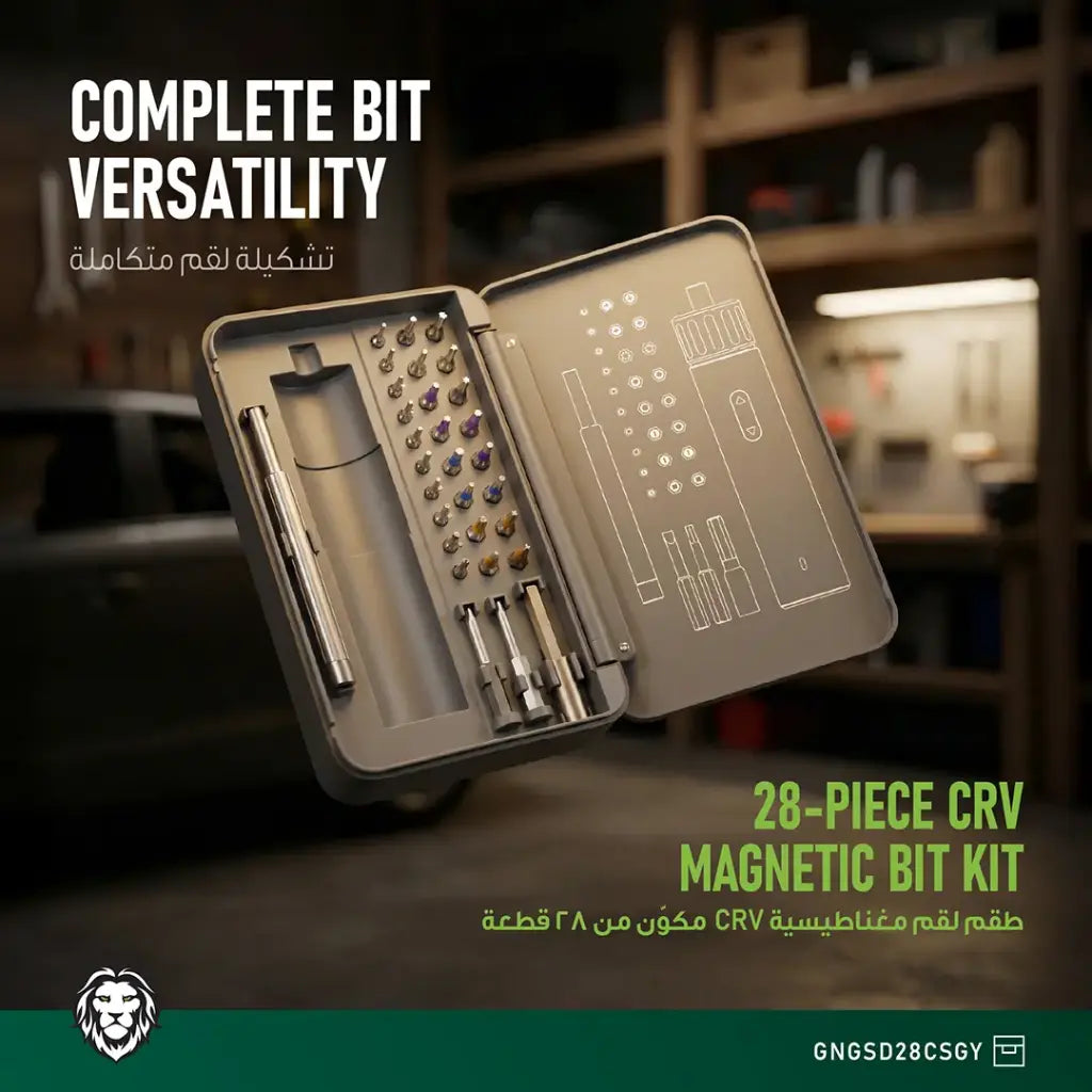 Green Lion GSD-28 Cordless Screwdriver - Grey