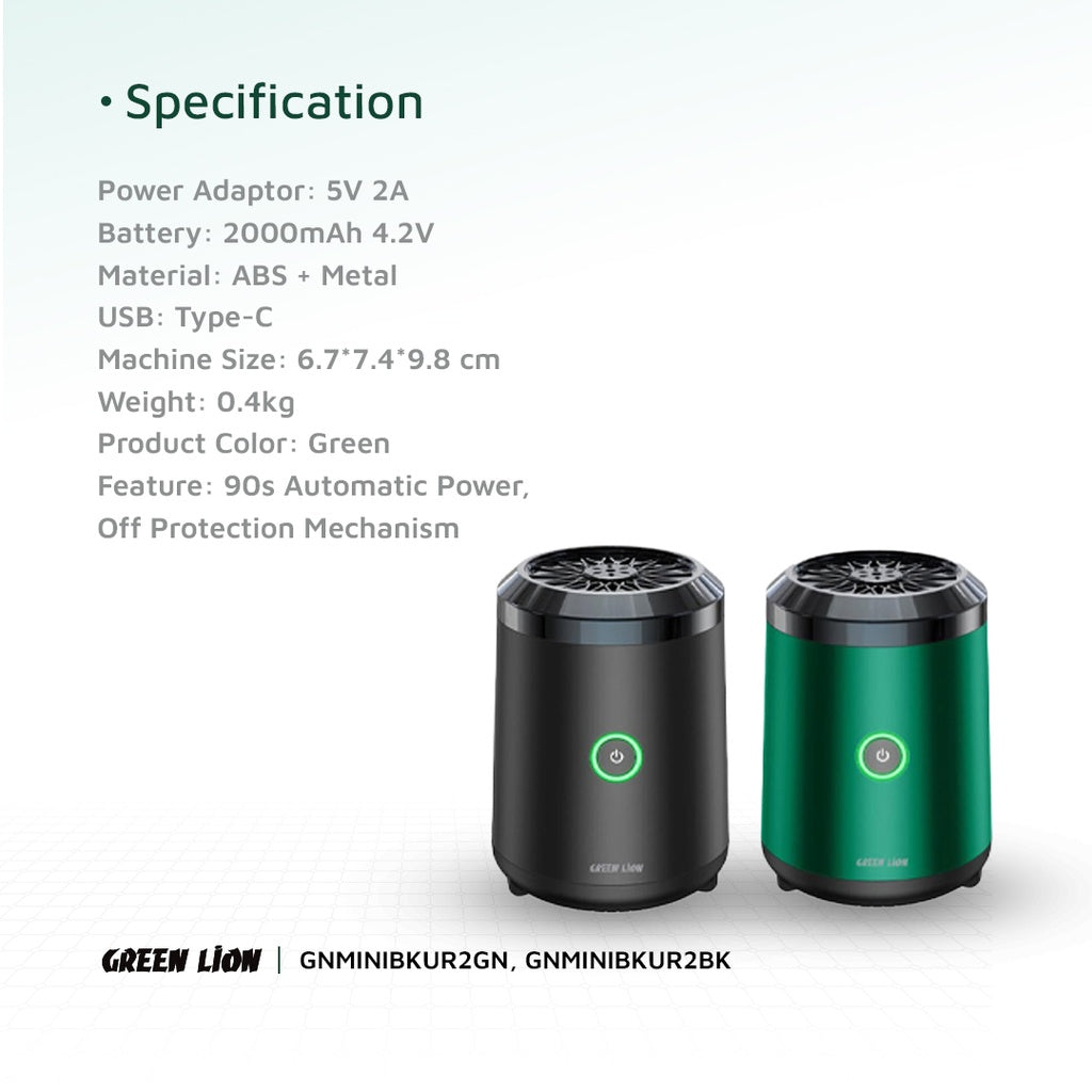 Green Lion Mini Bakhour Lite High Quality Incense Burner
