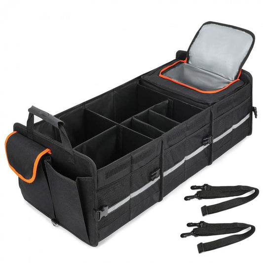 Green Lion Car Trunk Organizer - OrangeBlack