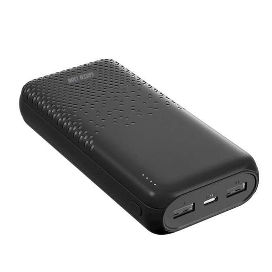 Green Lion Rome Ultra Slim Power Bank 20000mAh - Black