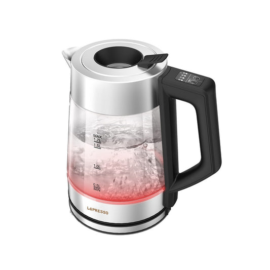 LEPRESSO MULTI TEMPERATURE ILLUMINATED GLASS KETTLE