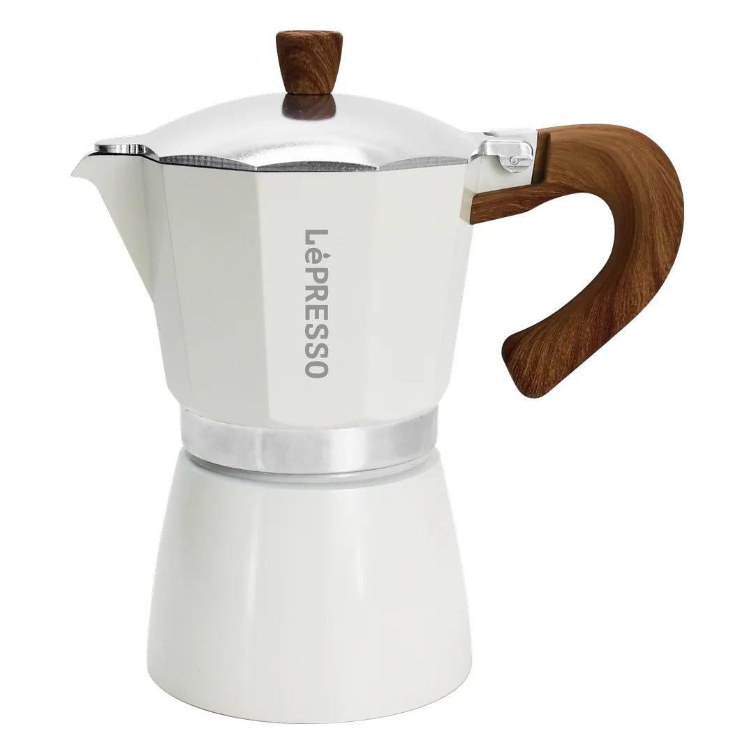 Lepresso Italian 300ml Moka Pot - White