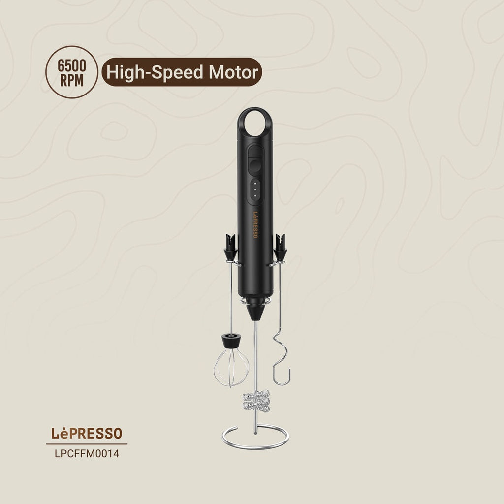 LePresso 3 In 1 Frother - Black