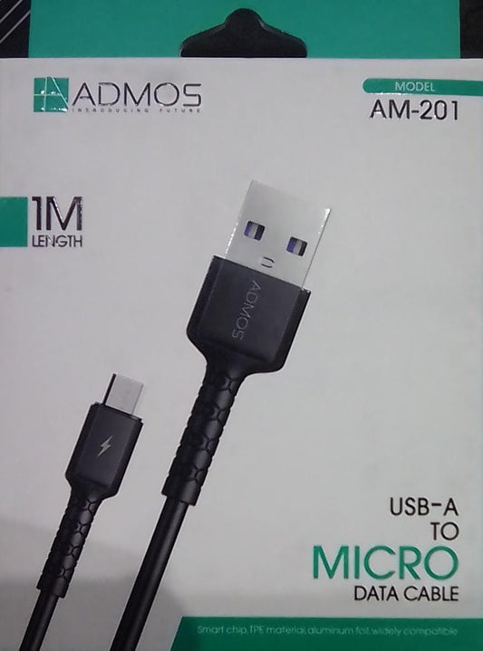 أدموس AM-201، كابل بيانات USB-A إلى مايكرو، بطول 1 متر