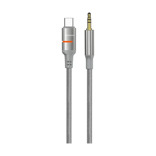 كابل إضاءة LED من AUX إلى USB-C 