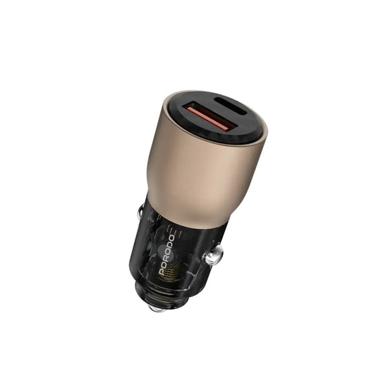 Porodo 95W Car Charger Transparent Multi-Device PD Charging