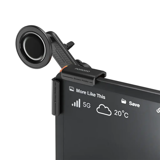 Porodo Clavomag 360° Adjustable Car Mount with Powerful Magnets - Black