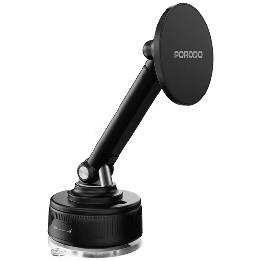 Porodo MagExtend MagSafe Phone Holder with Adhesive Base Grip - Black