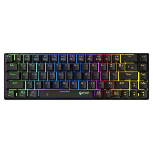 Gaming Keyboard Mechanical  with Wired and Bluetooth ( English / Arabic )