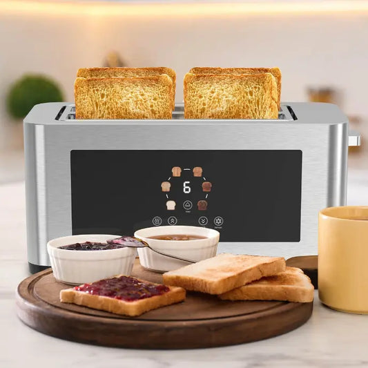 PORODO LIFESTYLE 4 SLICE DIGITEL POP UP TOASTER