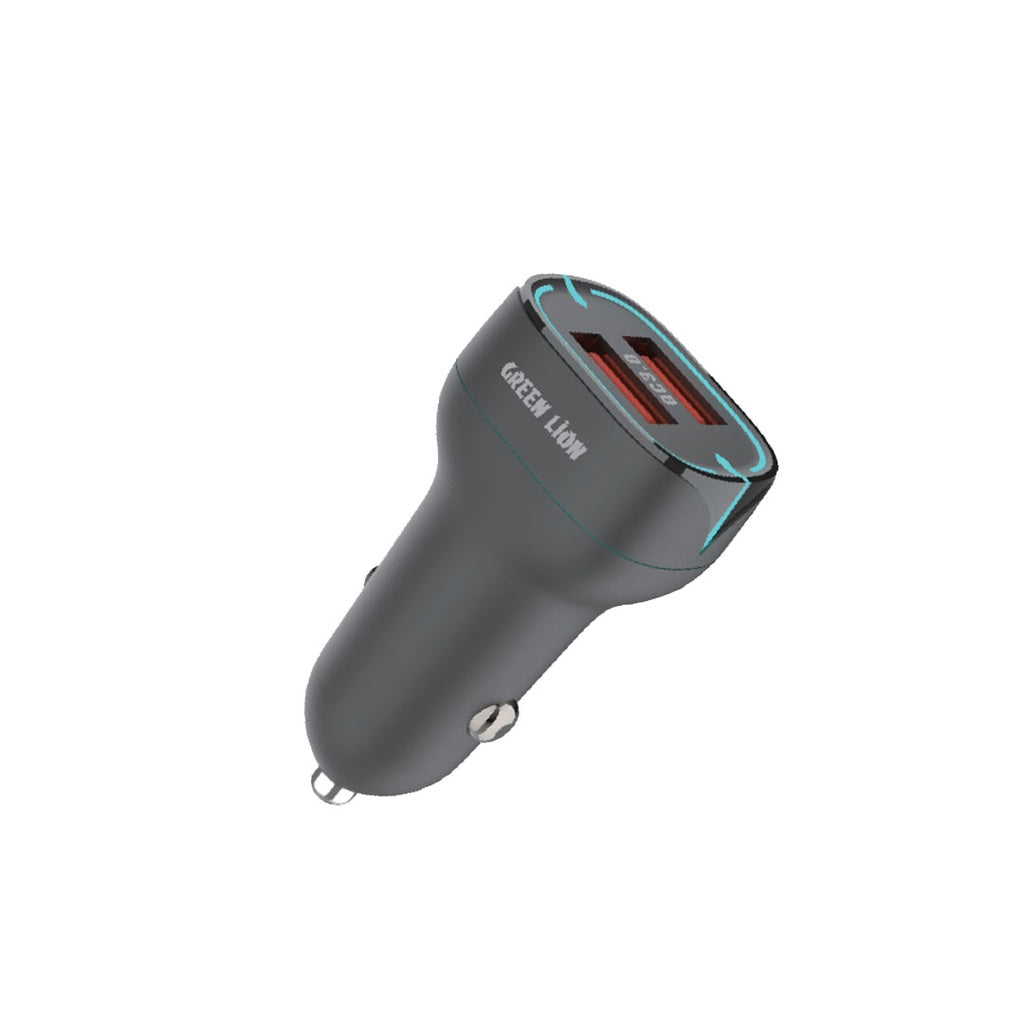 GREEN LION DUAL PORT QC3.0 CAR CHARGER 36W