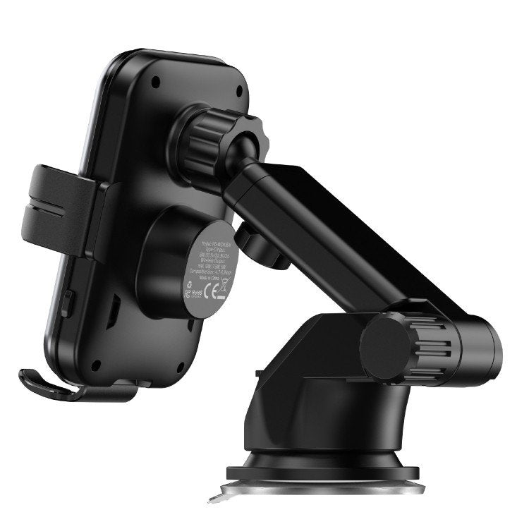 Porodo Phone Holder And Fast Wireless Car Charger (2 in 1)