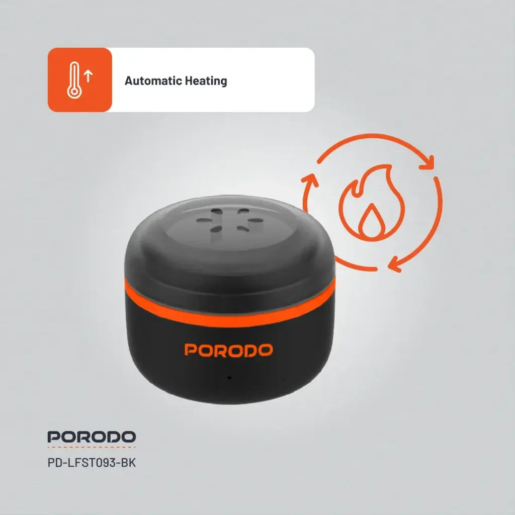 Porodo Lifestyle Wax Warming Hair Removal Kit - Black