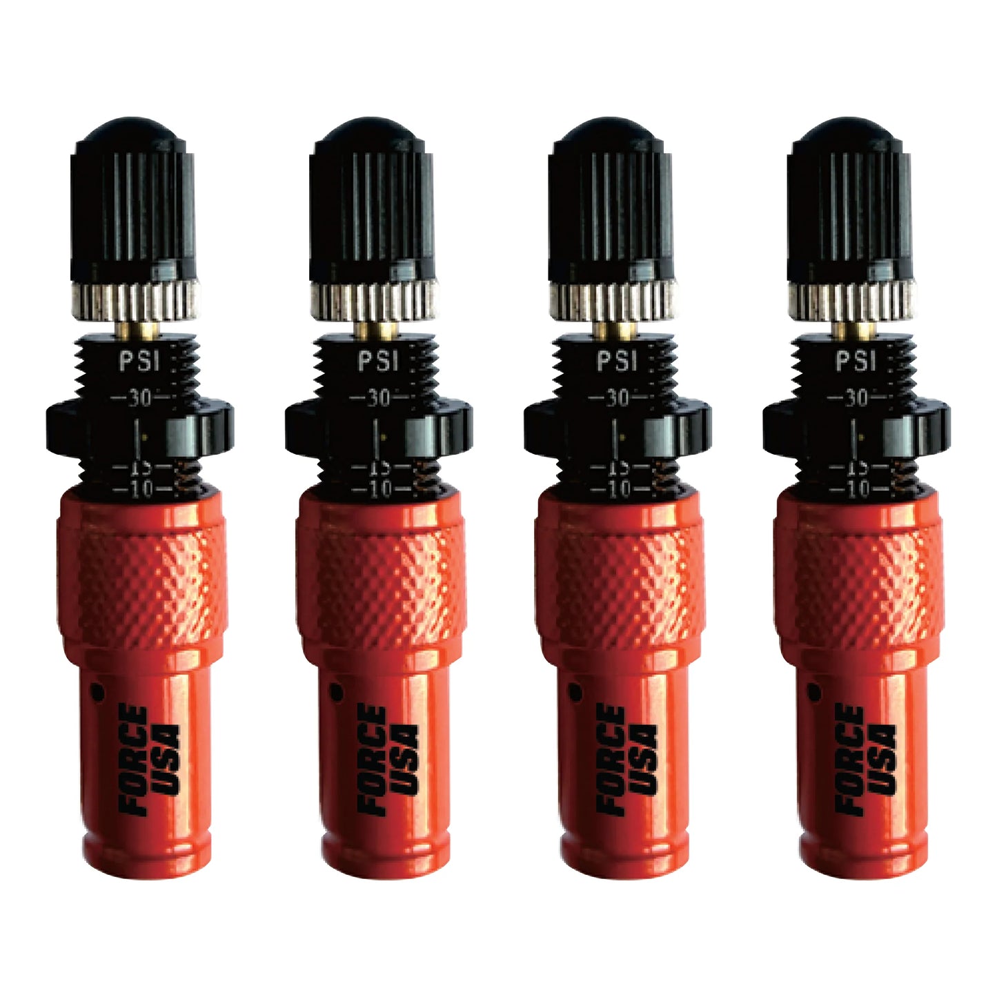 FORCE USA Tire Deflator Set (4 PCS)-Orange TG072