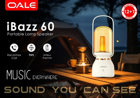 OALE I BAZZ 60 PORTABLE LAMP SPEAKER