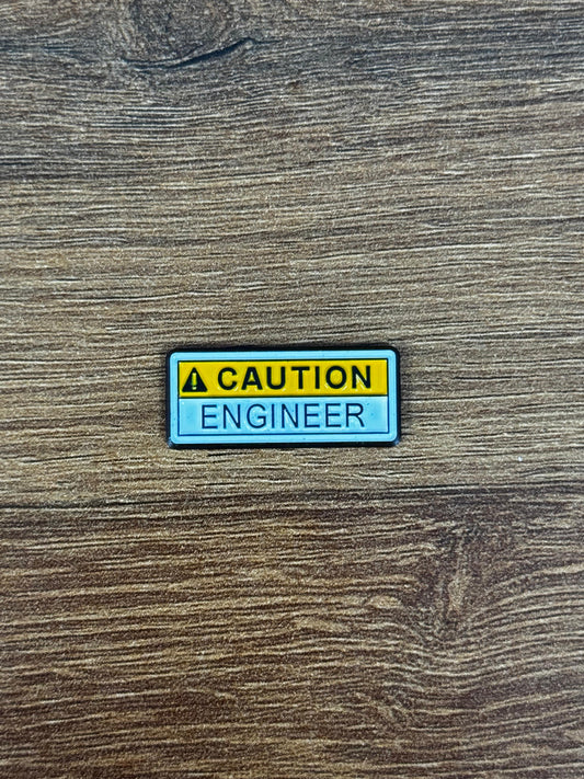 Badge Caution Engineer
