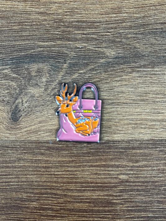 Badge Deerbag pink