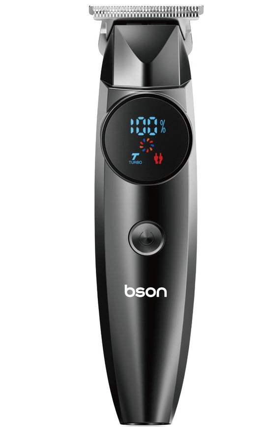 Bson Turbo Professional Hair Clipper – High-Performance Motor, USB Type-C Fast Charging, Adjustable Cutting Length, Precision Blades, LED Battery Indicator, Skin-Friendly Design