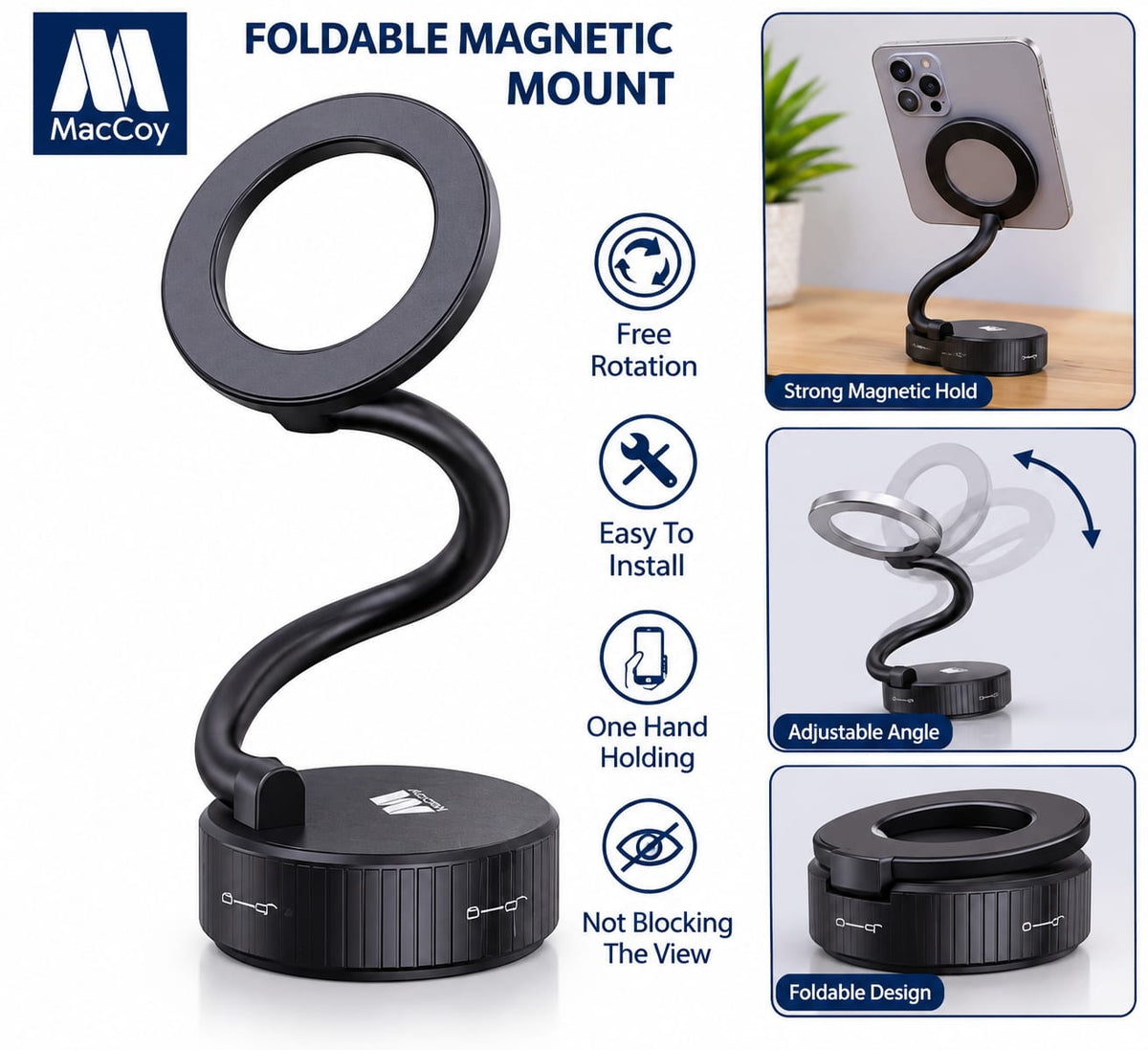 MacCoy Foldable Magnetic Mount.