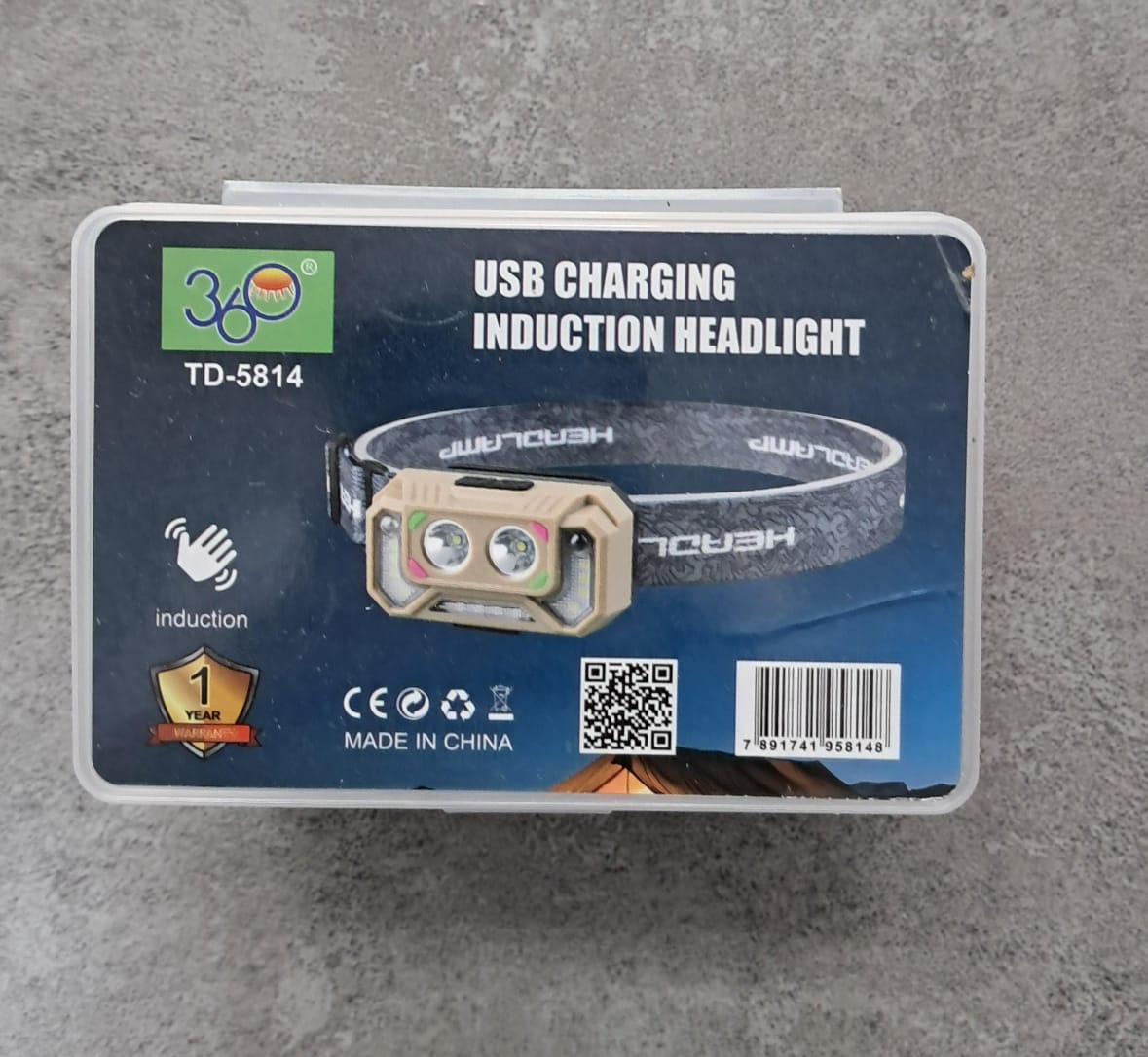 HEADLIGHT USB RECHARGEBLE