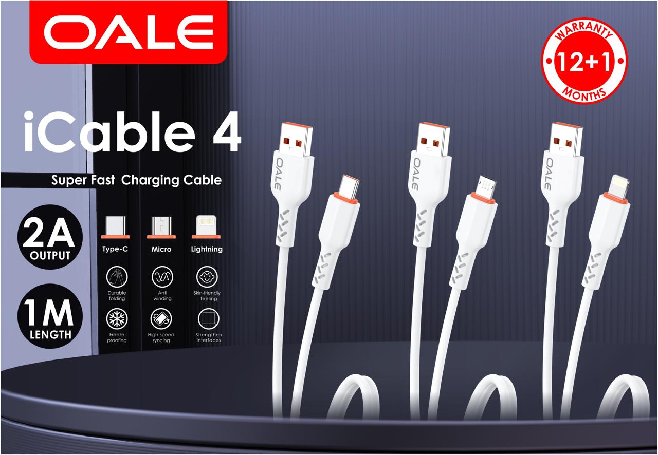 OALE I CABLE  4 CHARGING CABLE USB TO C