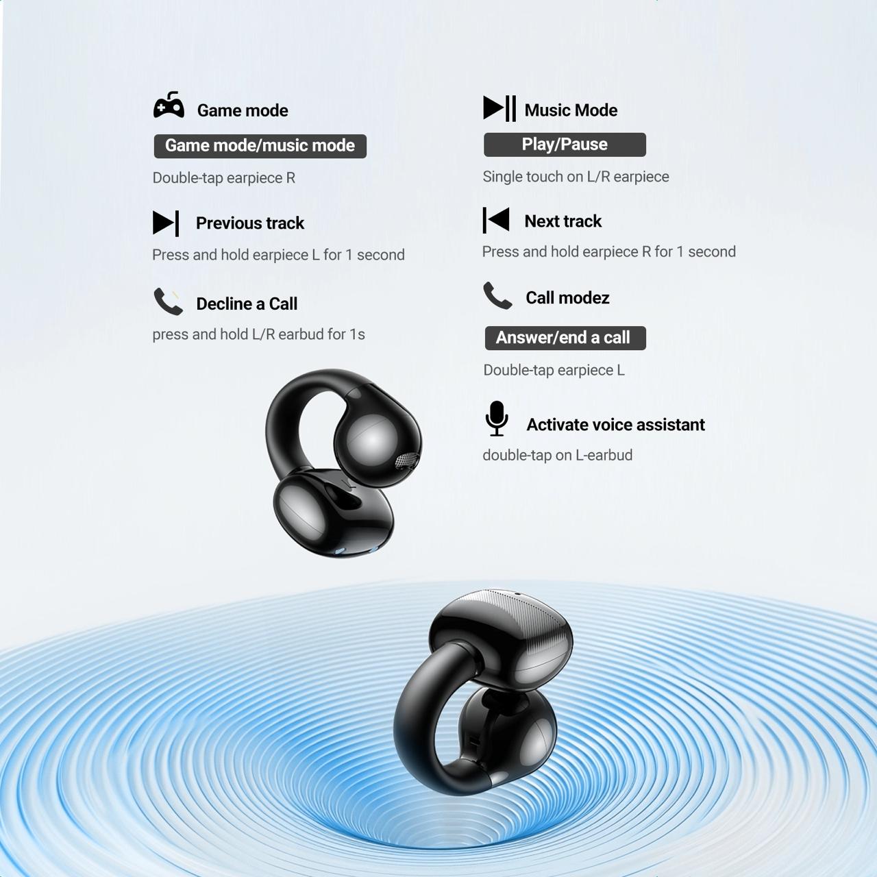 Ugreen Hitune s3 Wireless earbuds - Black