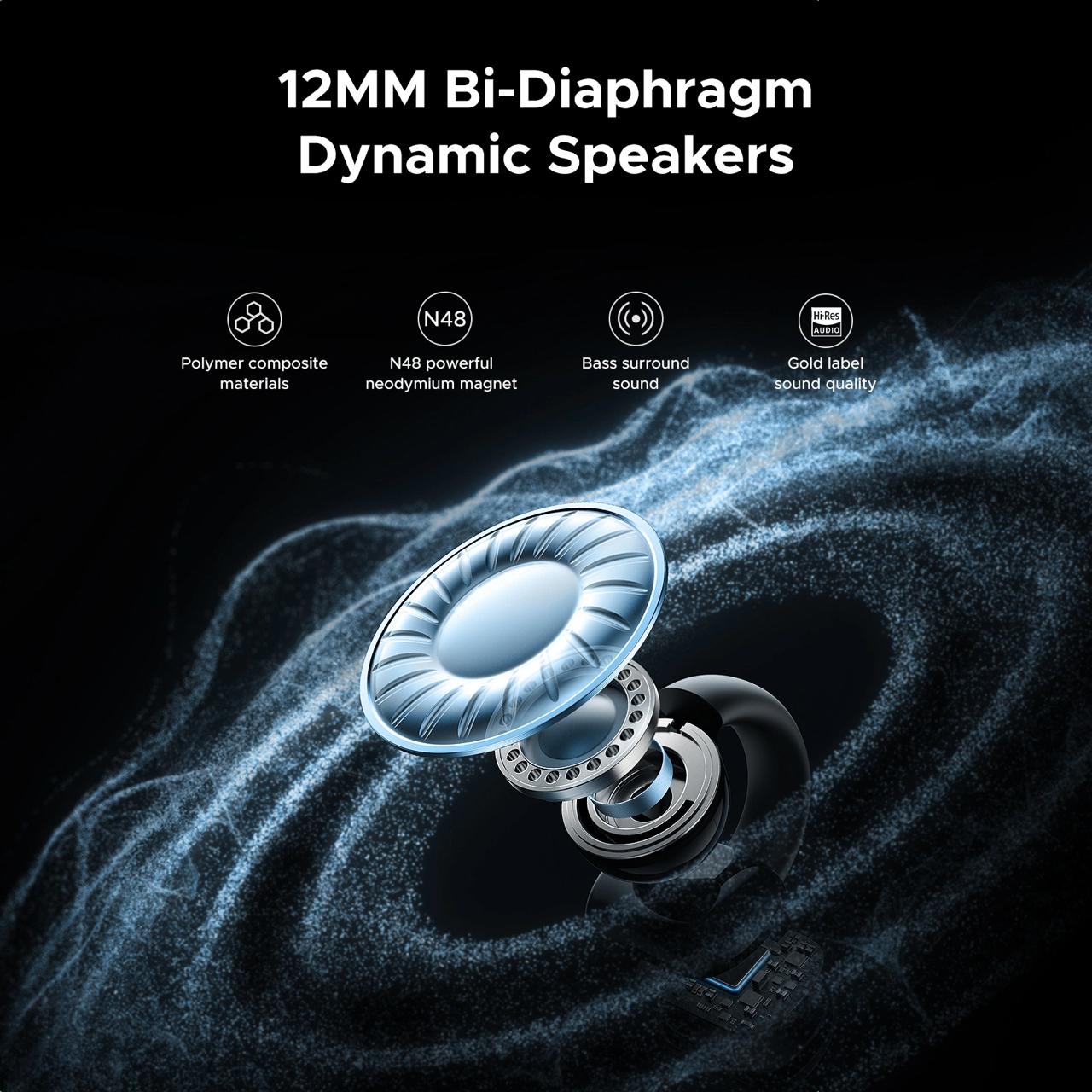 Ugreen Hitune s3 Wireless earbuds - Black
