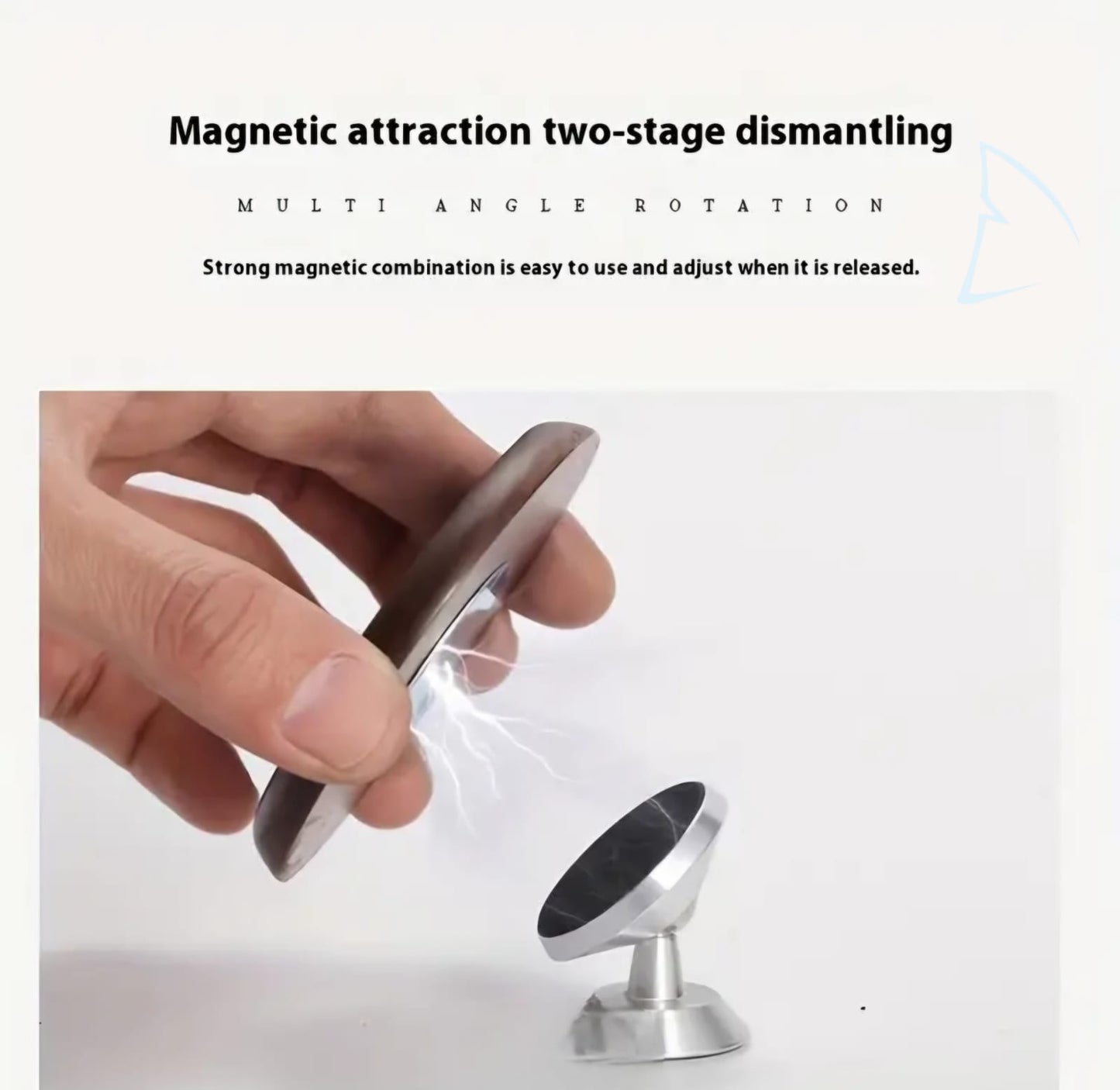 Walnut Black Base Coffee Mirror