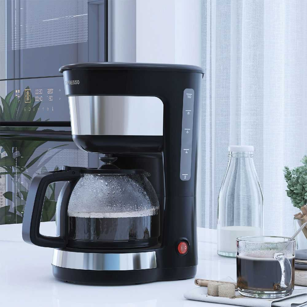 DRIP COFFEE MAKER WITH GLASS CARAFE