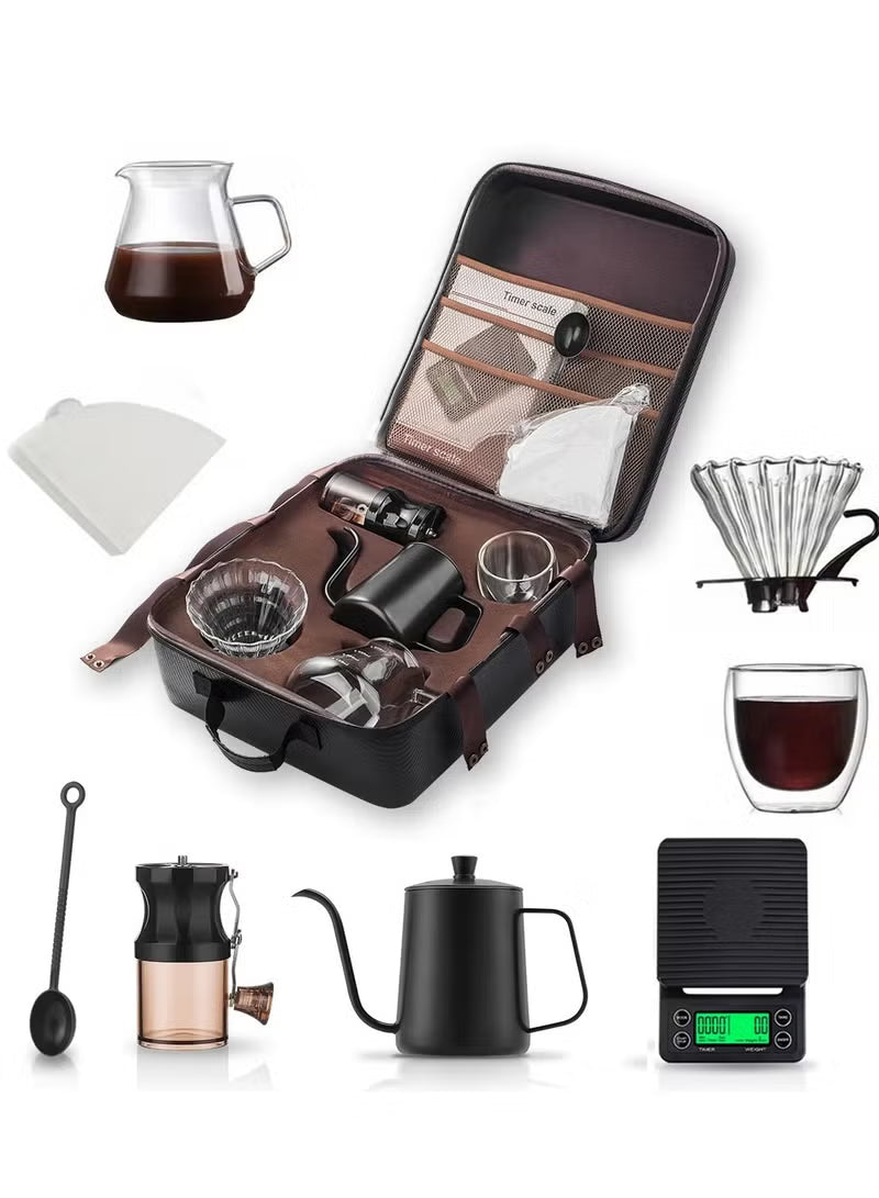 V60 Pour Over Coffee Maker Set Coffee Kettle Scale