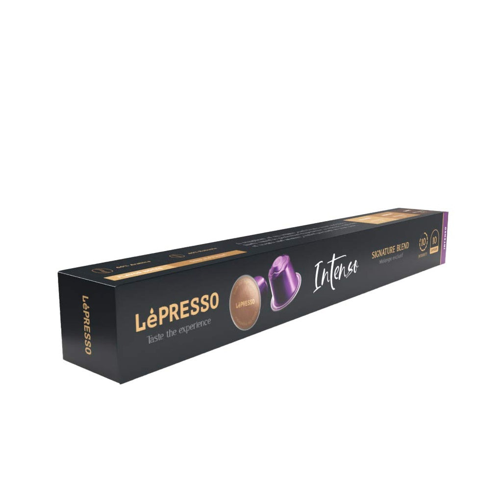 LePresso Aluminum capsules for Nespresso Blended 10pc - Intenso( انتينسو )