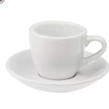 Ceramic Coffee Cup and Saucer