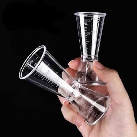 Transparent Double Jigger Measure Cup