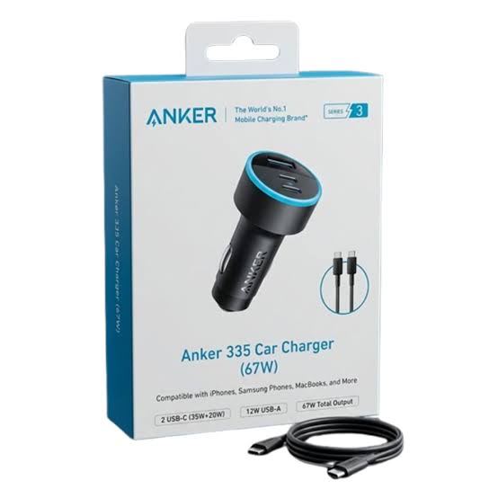 Anker Car Charger 67W With Usb-c cable