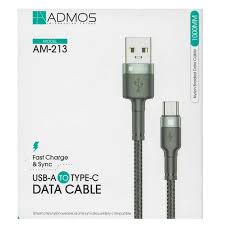 ADMOS  BRAIDED DATA CABLE USB TO TYPE C 1M