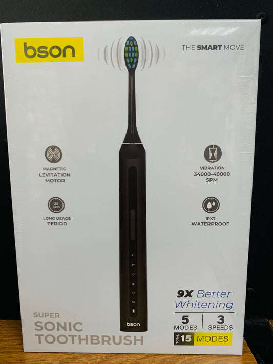 BSON Super Sonic Toothbruch Black